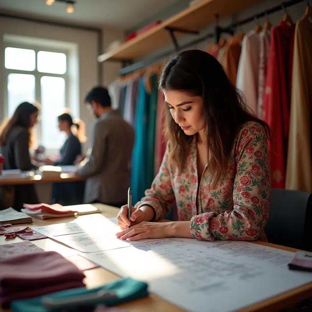 Modern office environment